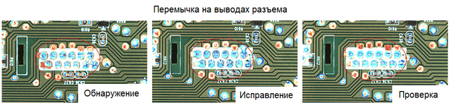 Установка заменяет целый ряд операторов, которые задействованы в проверке и ремонте после процеса волновой пайки